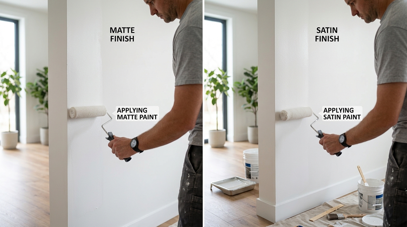 Pintura plástica o pintura mate: diferencias y cuál elegir para cada estancia